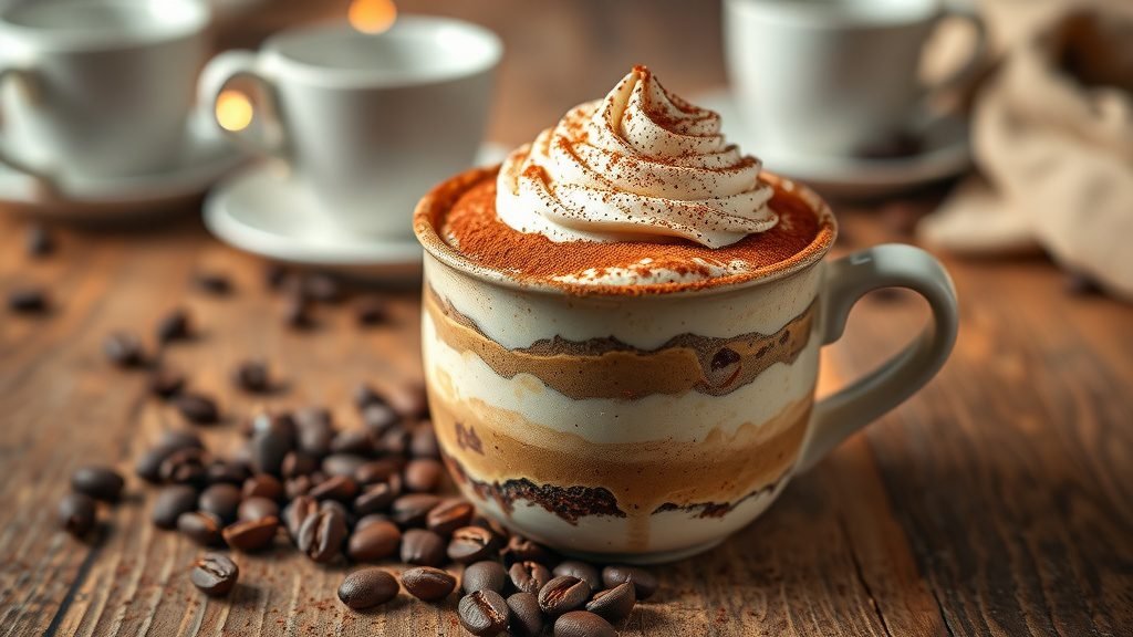 Tiramisu Mug Cake
