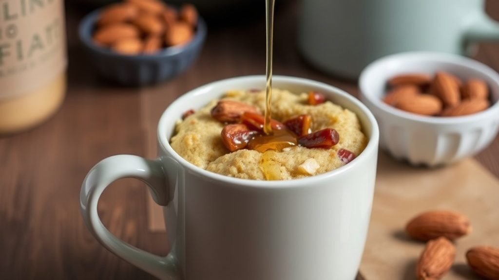Almond Date Mug Cake