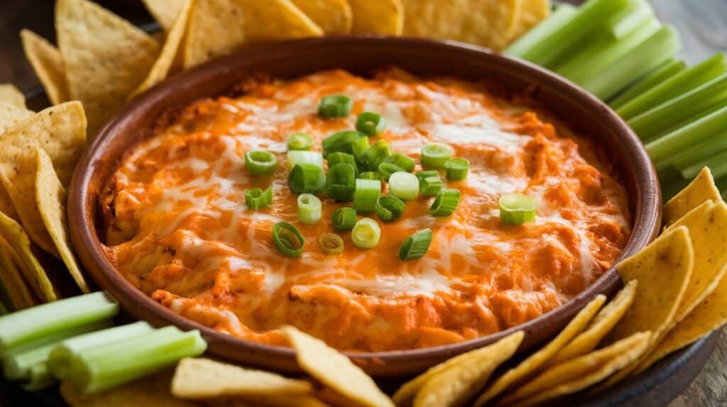 Baked Buffalo Chicken Dip