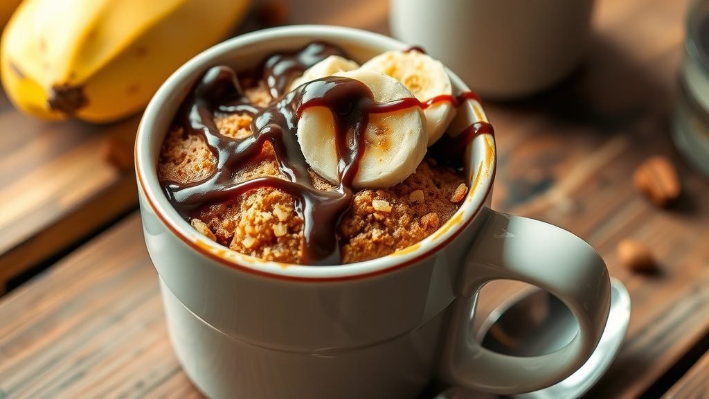 Banana Bread Mug Cake