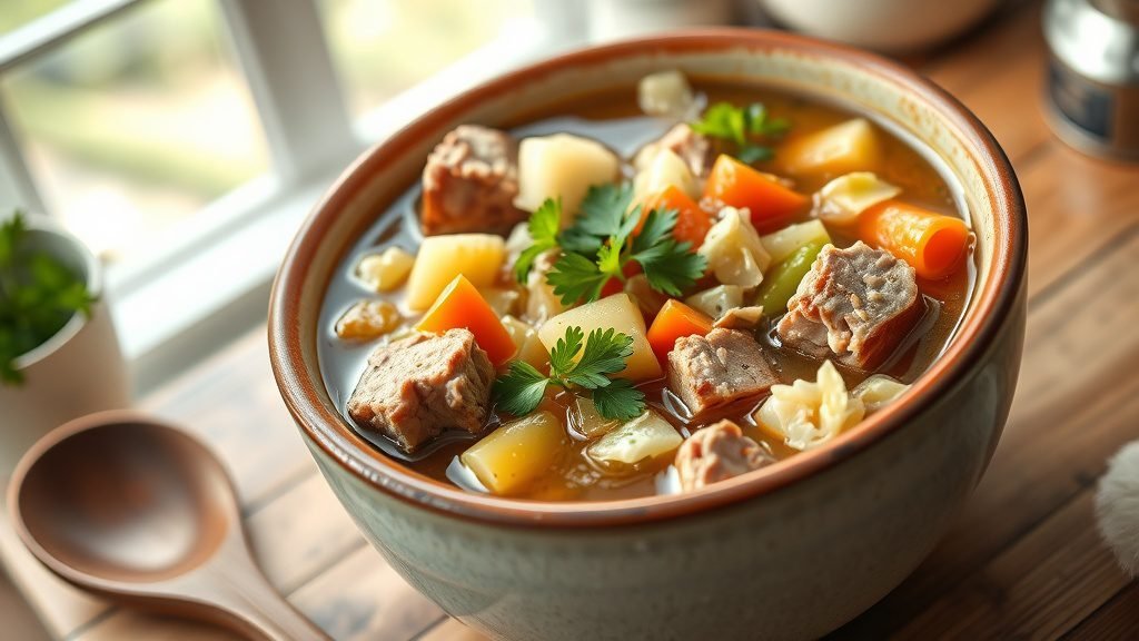 Classic Pork and Cabbage Soup
