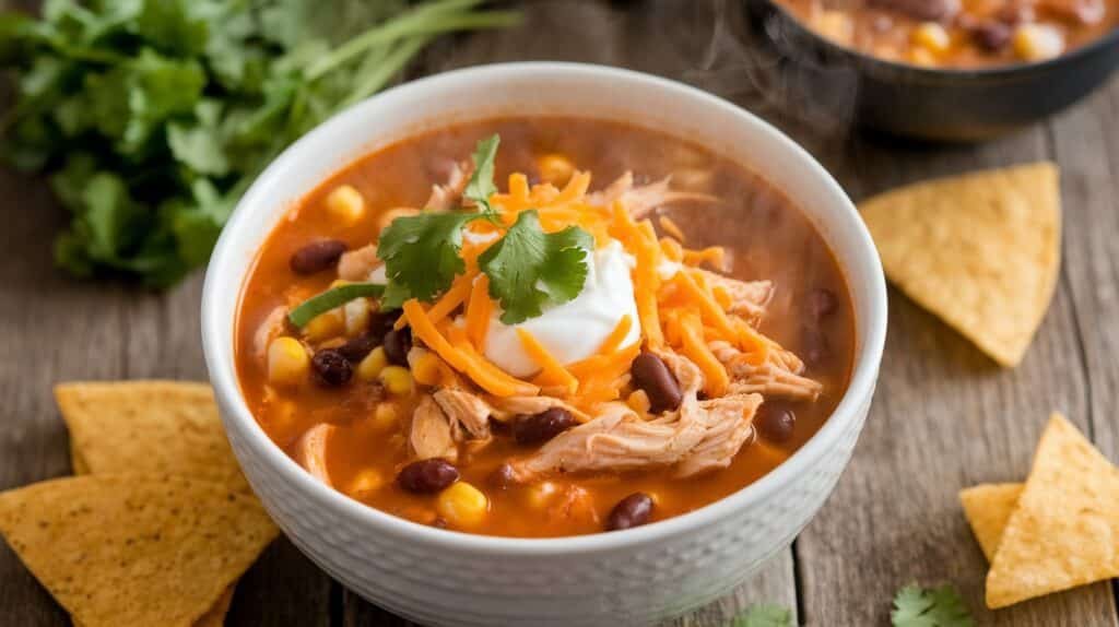 Easy Chicken Taco Soup Recipe