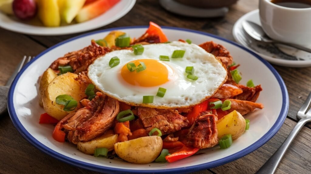 BBQ Chicken Breakfast Hash