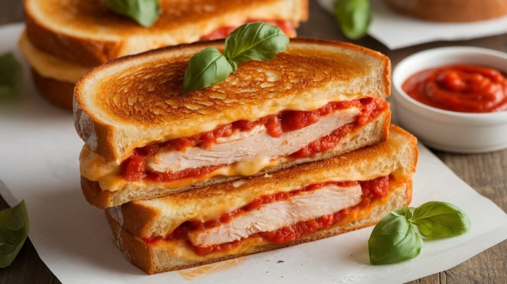 Chicken Parmesan Grilled Cheese