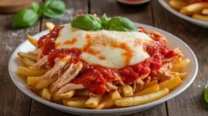 Chicken Parmesan Poutine