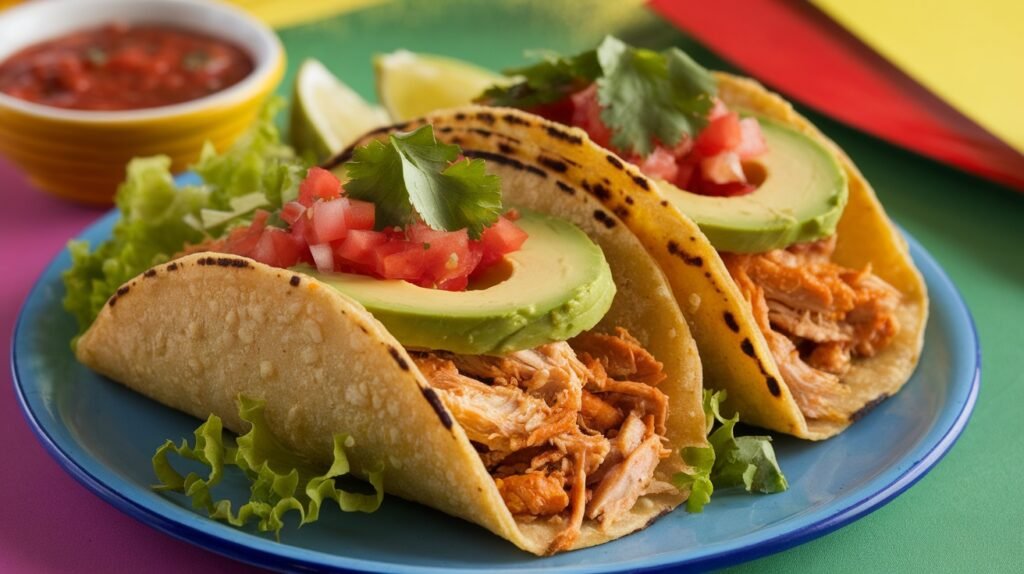 Chicken and Cornmeal Crusted Tacos