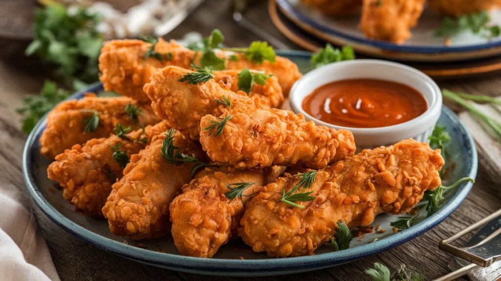 Chicken Tenders with Sweet Chili Dip