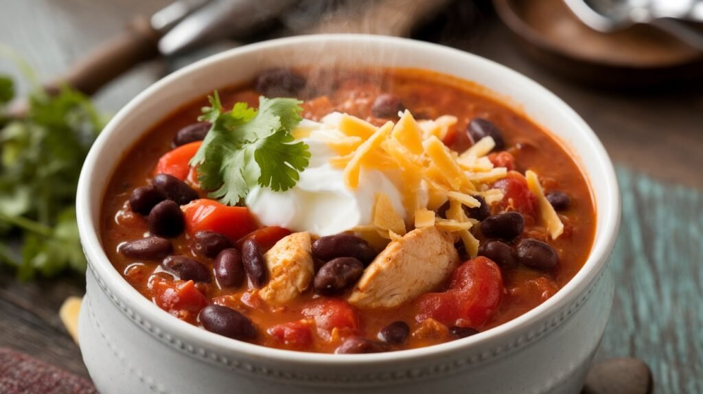 Chicken and Black Bean Chili
