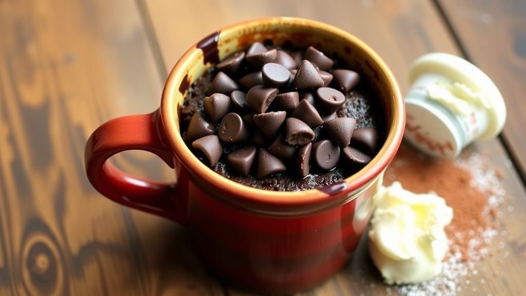 Chocolate Rum Mug Cake