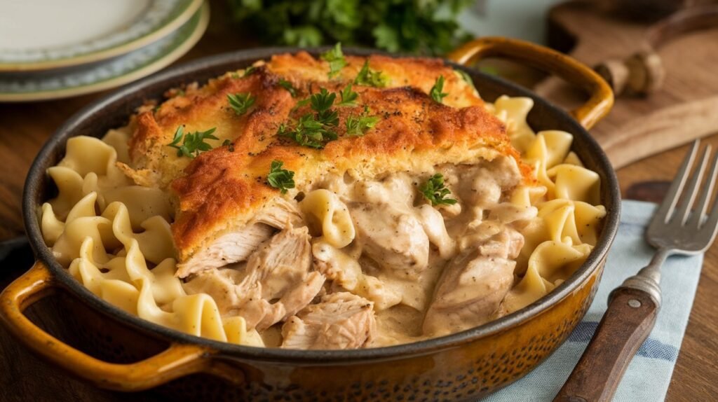 Chicken Stroganoff Casserole
