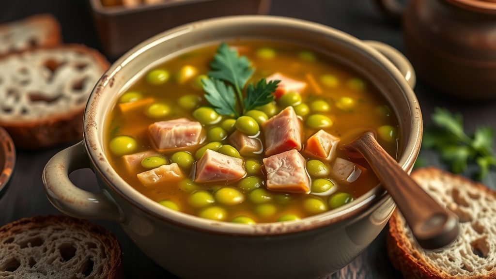 Classic Ham and Split Pea Soup