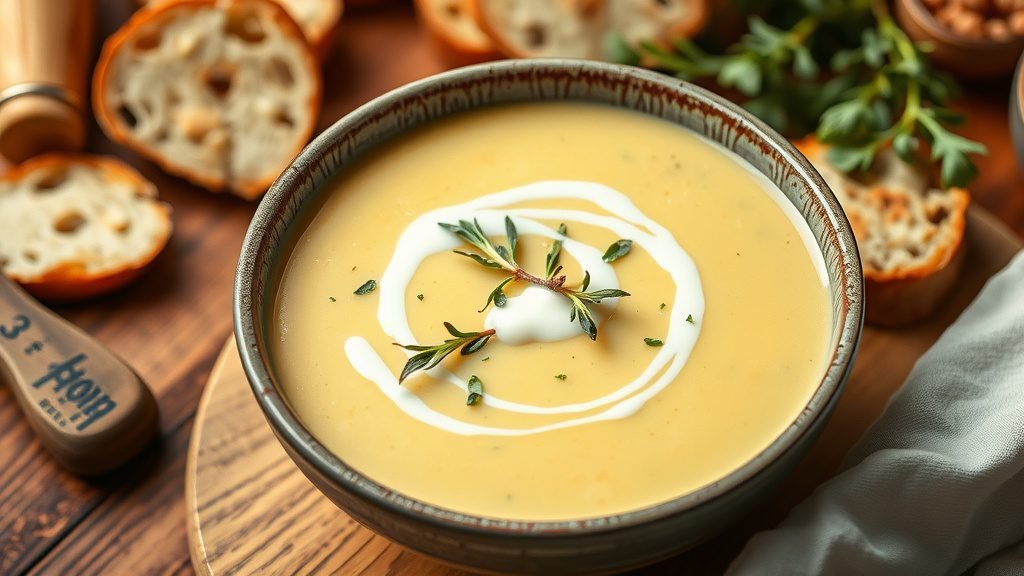 Creamy Roasted Parsnip Soup