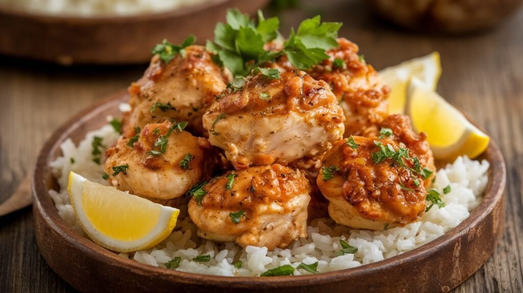 Garlic Butter Chicken Bites Recipe