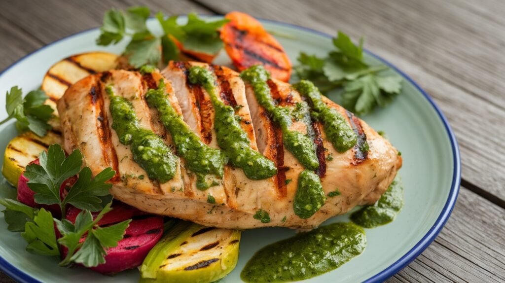 Grilled Chicken with Chimichurri Sauce