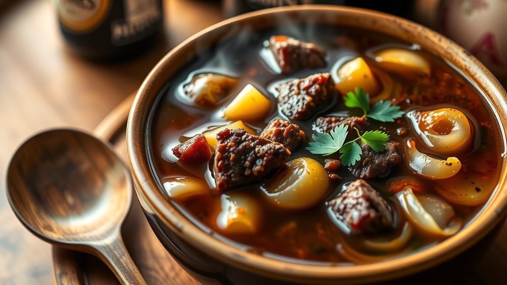 Guinness Beef and Onion Soup