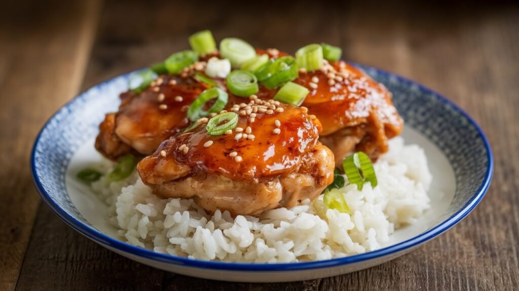 Honey Garlic Chicken Thighs