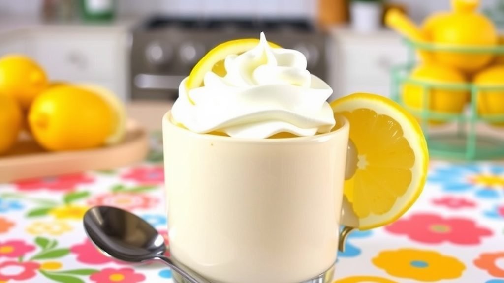 Lemon Cream Pie Mug Cake