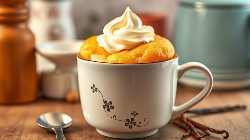 Vanilla Bean Mug Cake
