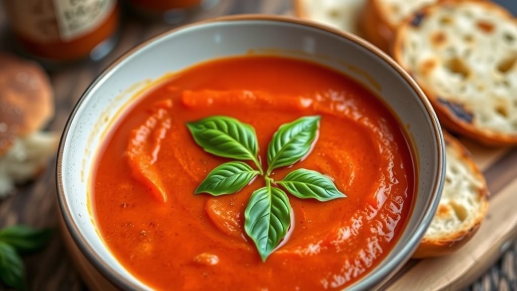 Rustic Roasted Tomato Soup