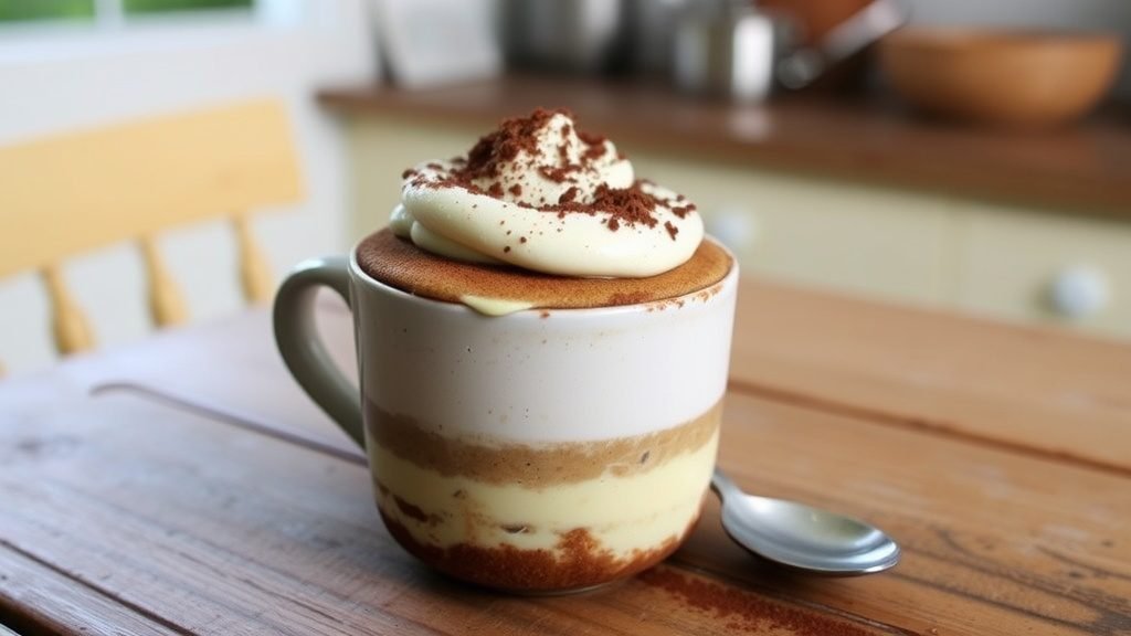 Tiramisu Mug Cake