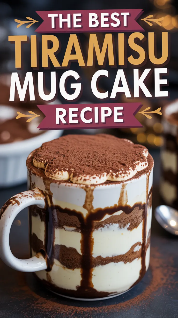 Tiramisu Mug Cake