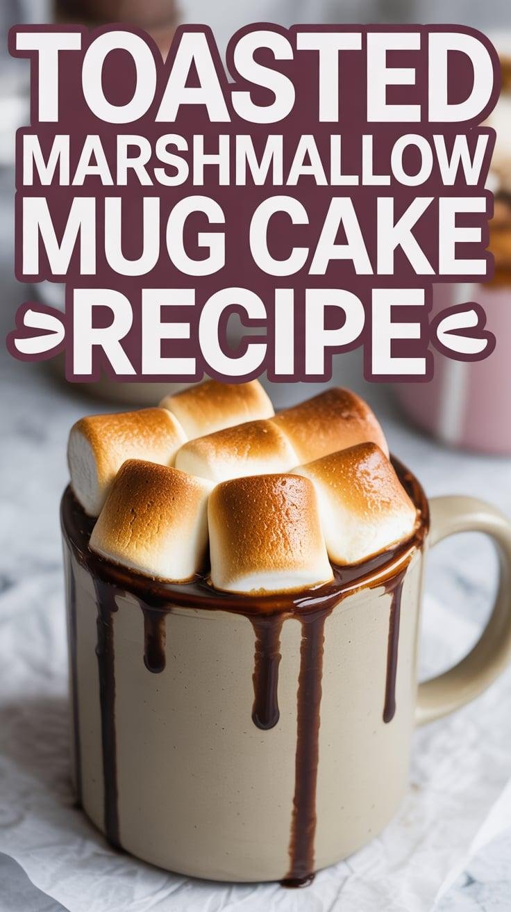 Toasted Marshmallow Mug Cake