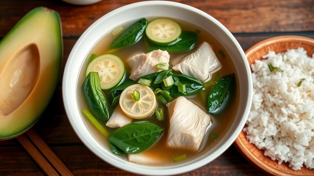 Filipino Tinola (Ginger Chicken Soup)