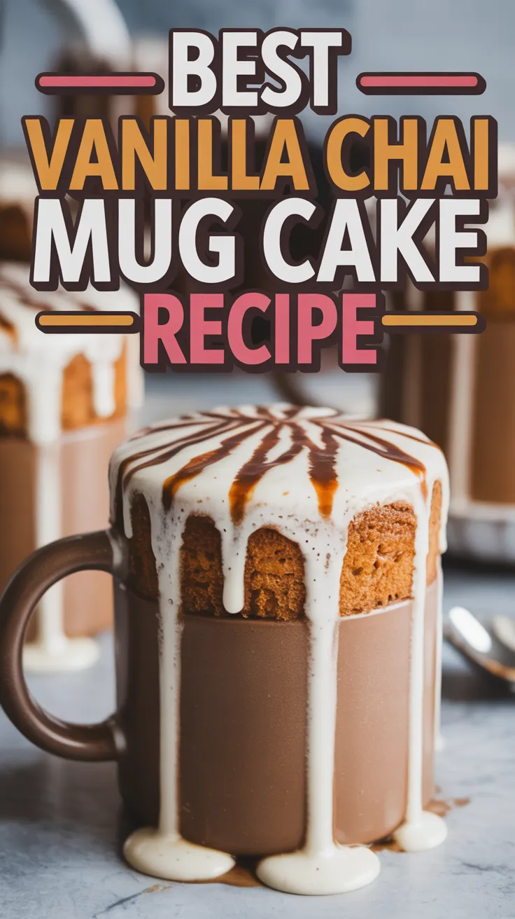 Vanilla Chai Mug Cake