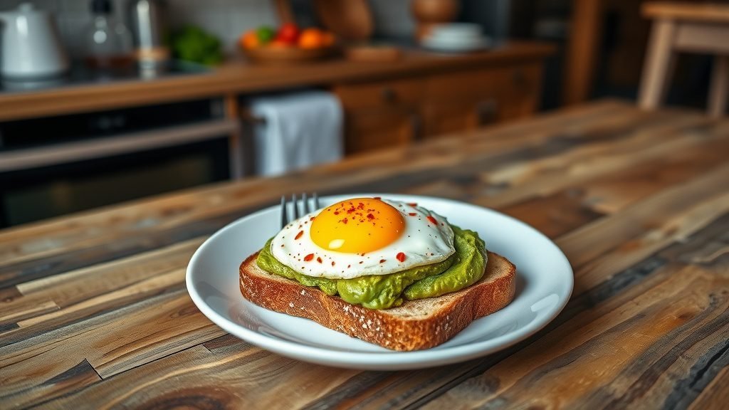 Avocado and Egg Toast