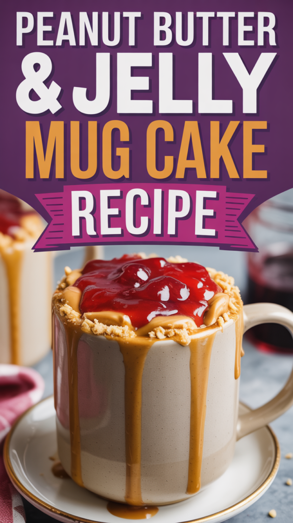 Quick and Delicious Peanut Butter & Jelly Mug Cake