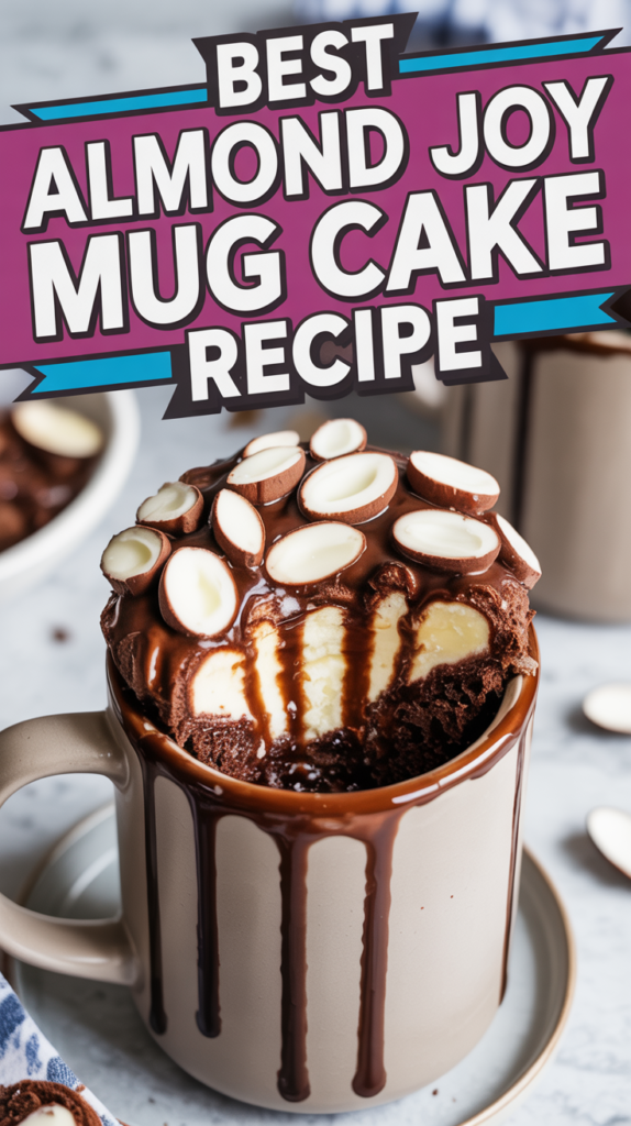 Decadent Almond Joy Mug Cake Recipe