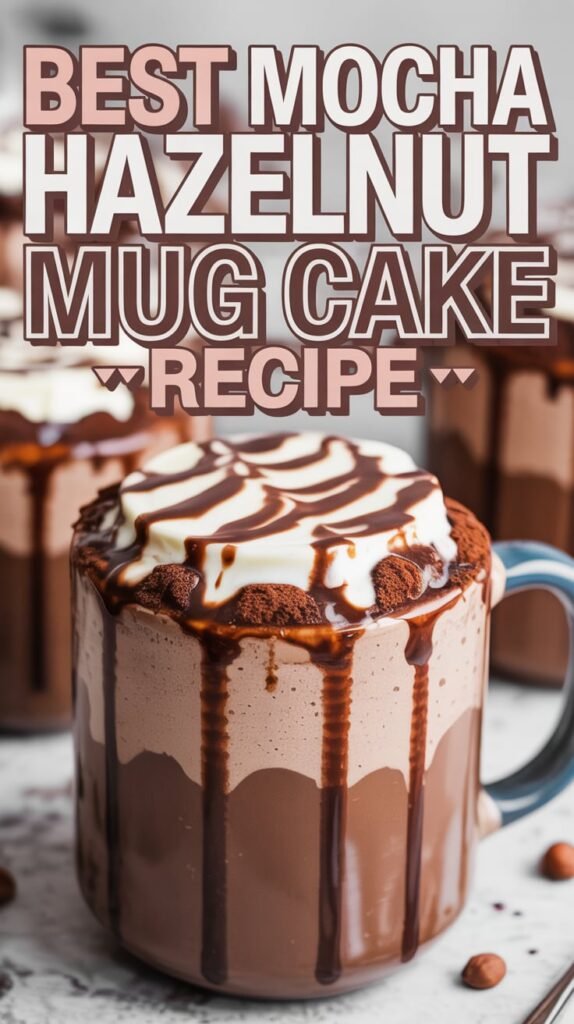 Decadent Mocha Hazelnut Mug Cake Recipe