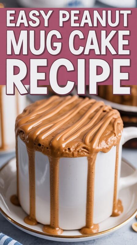 Quick and Decadent Peanut Butter Mug Cake Recipe