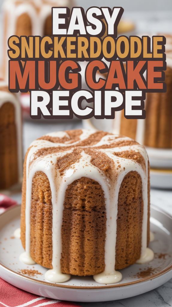 Quick and Easy Snickerdoodle Mug Cake Recipe