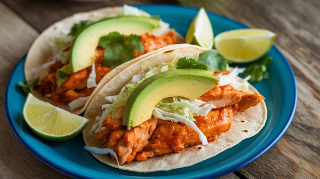 Orange Glazed Chicken Tacos