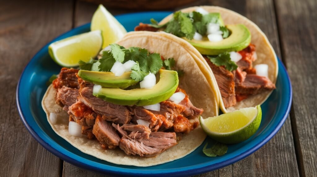 Spicy Cilantro Pork Tacos