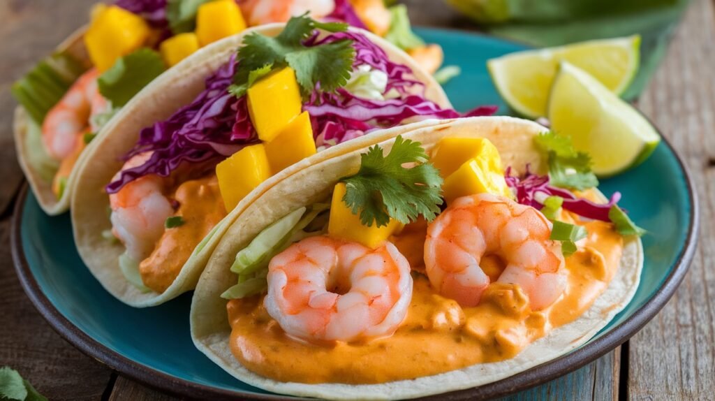 Coconut Curry Shrimp Tacos