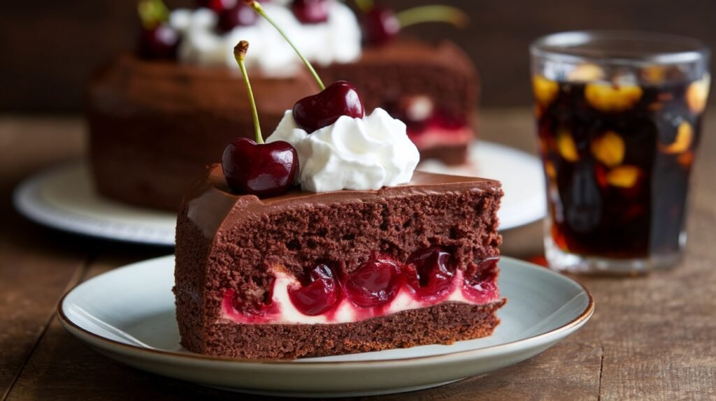 Chocolate Cherry Cola Cake