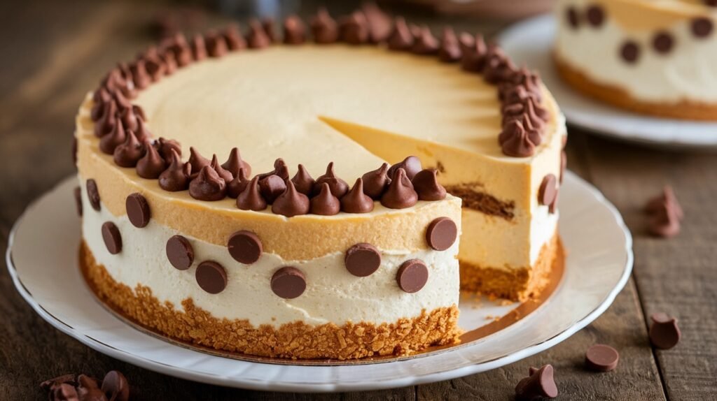 Chocolate Chip Cheesecake Cake