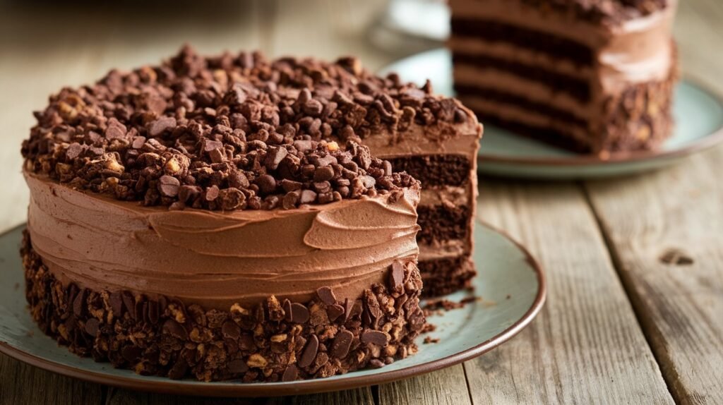 Chocolate Cookie Crumble Cake