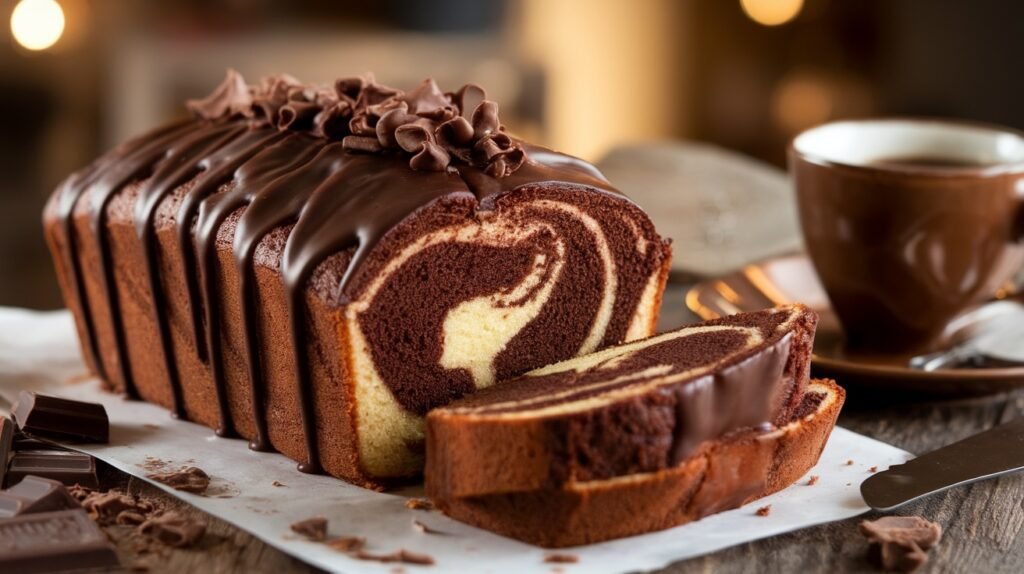 Chocolate Swirl Loaf Cake