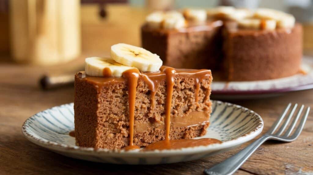Sticky Banana Toffee Cake