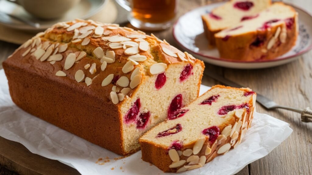 Almond Cranberry Loaf Cake