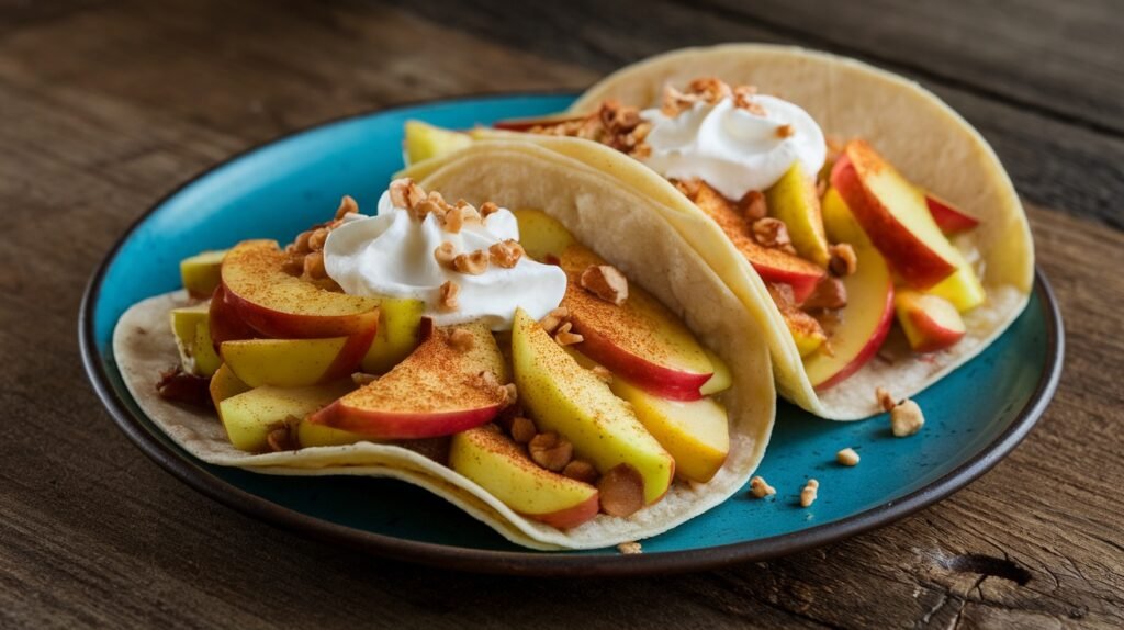 Tangy Apple and Cinnamon Tacos