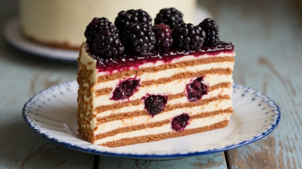 Blackberry Cheesecake Cake