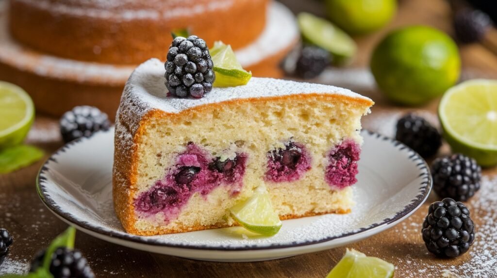 Blackberry Lime Cake