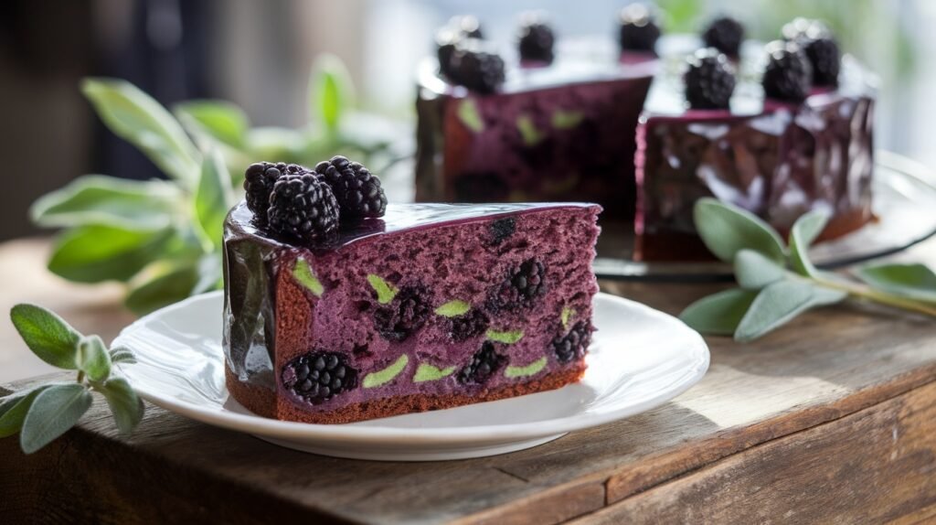 Blackberry Sage Cake