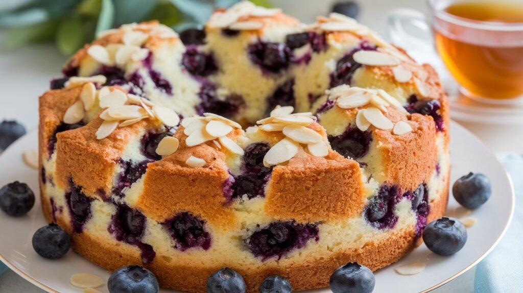 Blueberry Almond Pound Cake