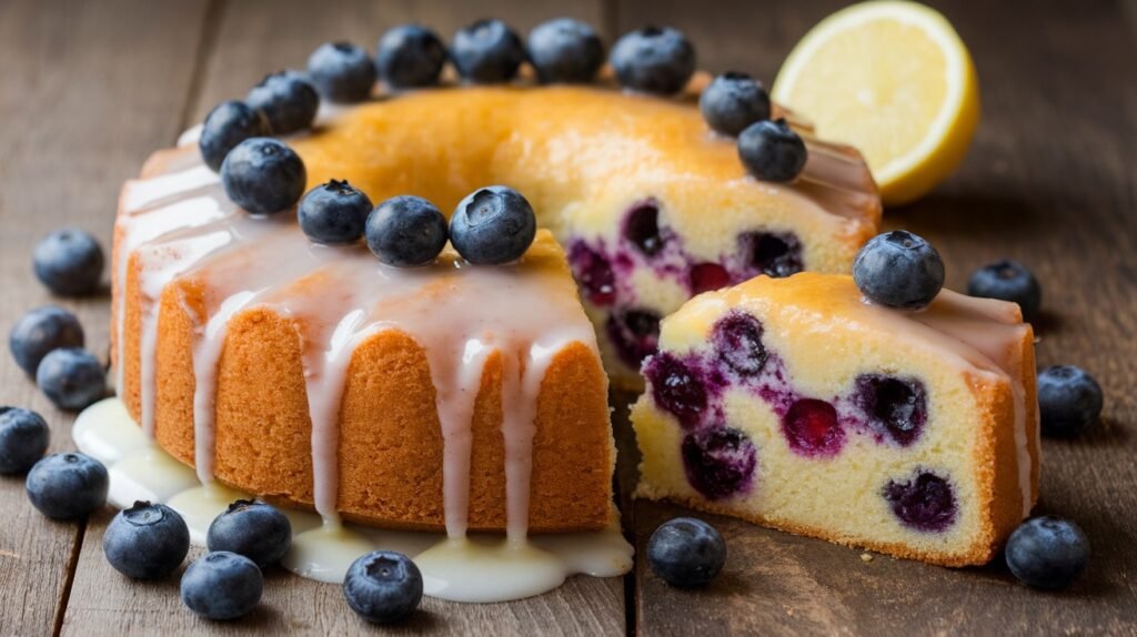 Blueberry Lemon Pound Cake