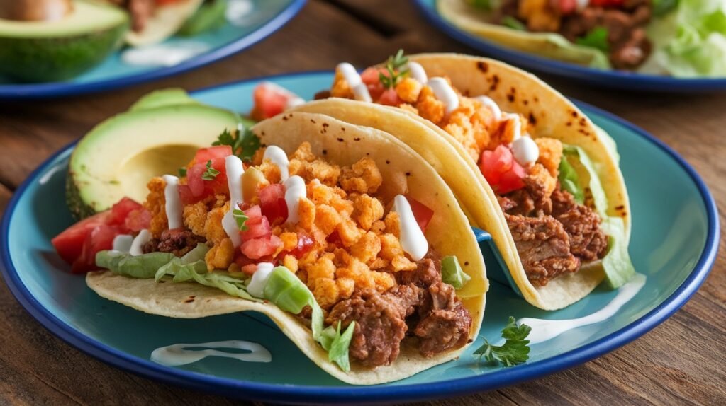 Cajun Cornbread Crumble Tacos